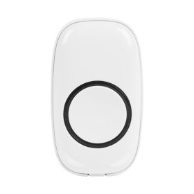 Wireless Doorbells Rings 1000FT Operating Range IP44 Waterproof Door Chime W/ 1 Plug Receiver Chimes 52 Melodies LED Indicator Bells for Office A